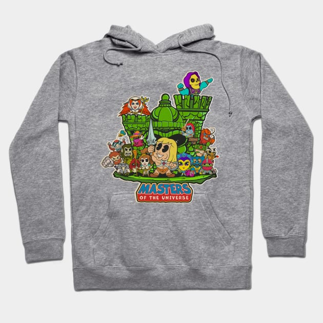 Classic Masters of the 1980s Hoodie by Chris Nixt